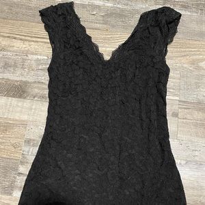 Express lace tank top